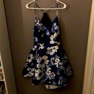 B. Darlin navy blue dress